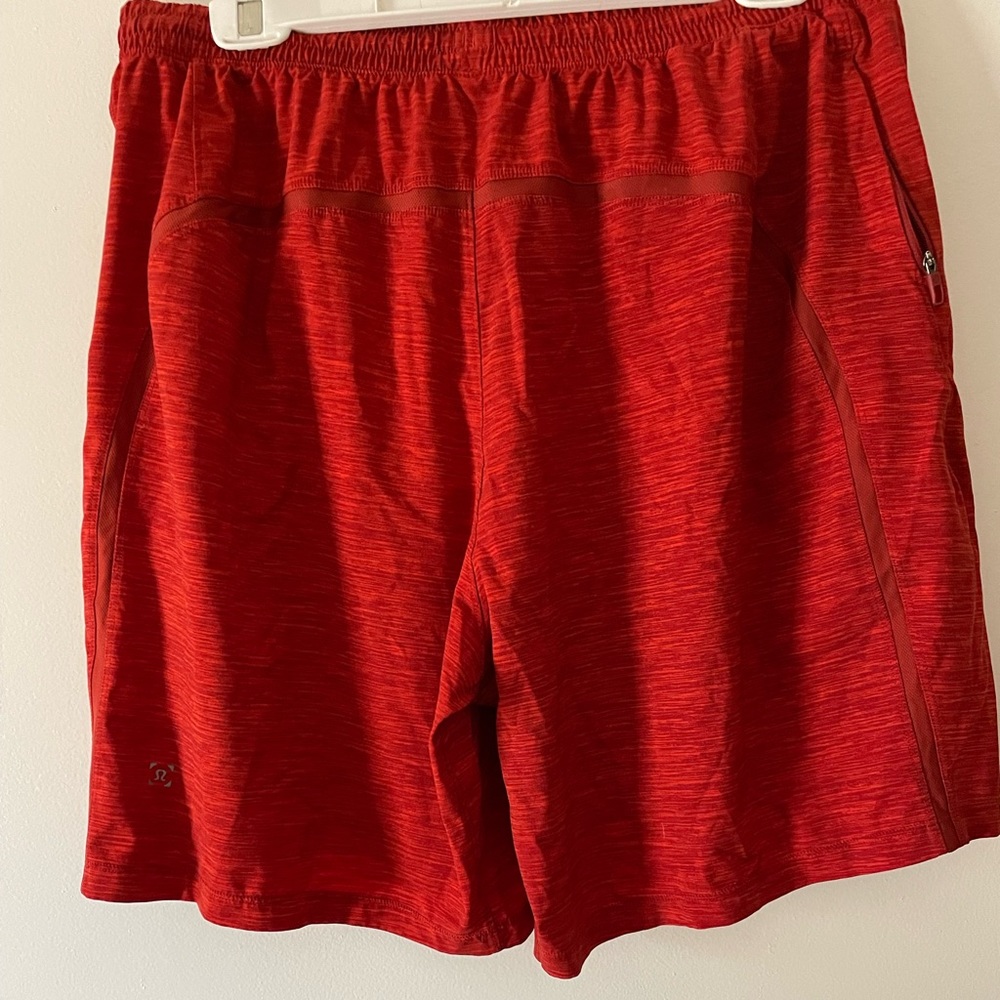 Lululemon Pacebreaker 9” unlined shorts.